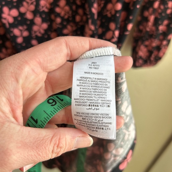 Boden clover print Hattie jersey midi dress size 10P. Comfort casual everyday - Picture 6 of 8